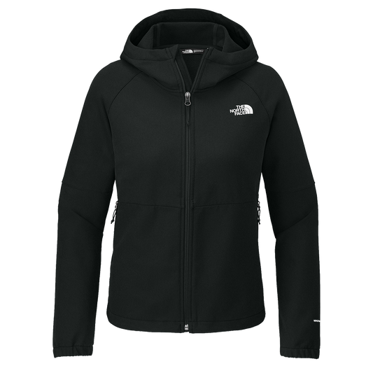 The North Face Women'sTNF Black Heather Barr Lake Hooded Soft Shell Jacket
