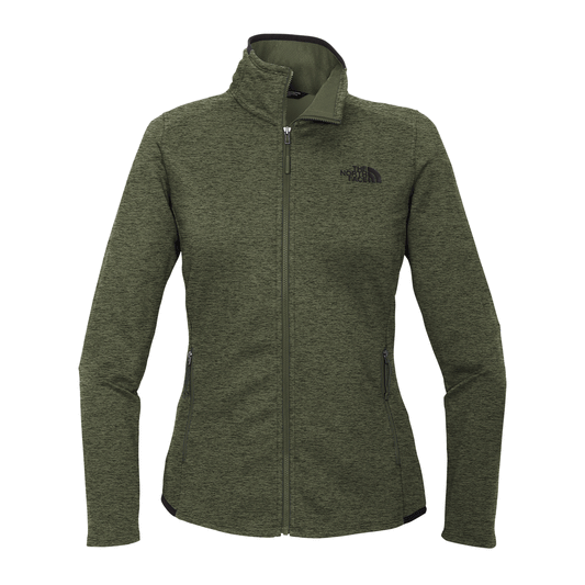 The North Face Women's Four Leaf Clover Heather Skyline Full-Zip Fleece Jacket